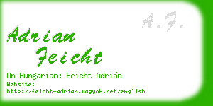 adrian feicht business card
